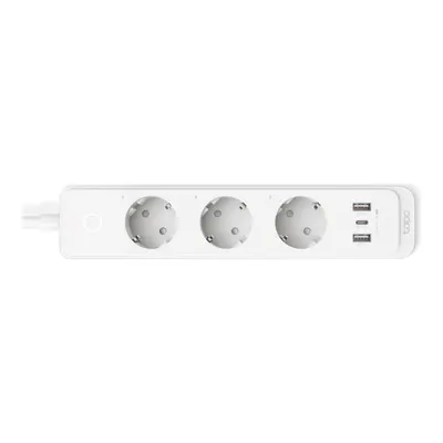 TP-LINK Tapo P300 | 3’lü Wi-Fi Akıllı Priz | 18W Hızlı Şarj | Uzaktan Kontrol | Alexa/Google/HomeKit | 1.5m Kablo | Kolay Kurulum