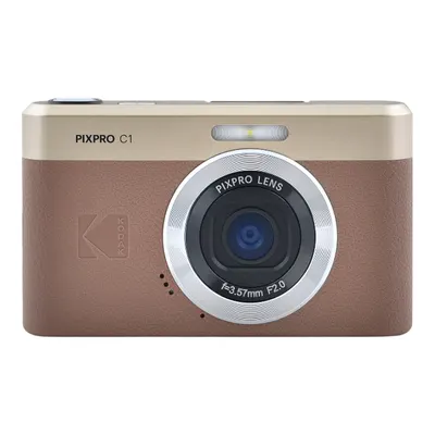 KODAK Pixpro C1 Dijital Fotoğraf Makinesi Retro Kahve