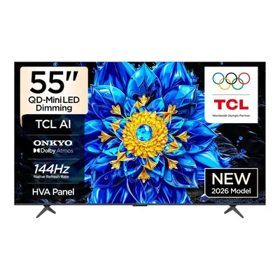 TCL 55P8L 55 inç 140 Ekran Uydu Alıcılı Smart 4K Premium Google QD MiniLED TV
