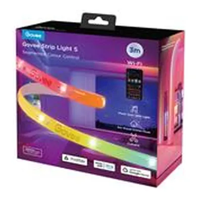 Govee RGBICW WiFi+BT Matter Destekli Silikon Kaplamalı Kesilebilir LED Şerit - 3 Metre