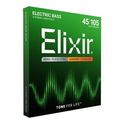 ELIXIR 045-105 Nanoweb Bas Gitar Teli (14077)