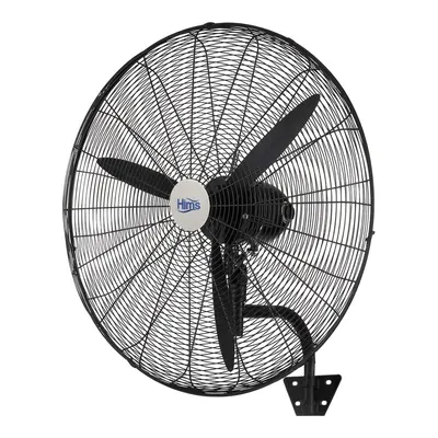 HIMS HEF-D750 210 W 75 cm 3 Kanatlı Sanayi Tipi Duvar Vantilatörü Siyah