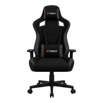 XTROY Anka Model 180° Yatan, Kumaş Oyuncu Koltuğu Siyah