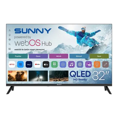 Sunny SN32QHMLN-W02 QLED/LED webOS 2.0S 32 inç 80 cm HD Ready Smart TV