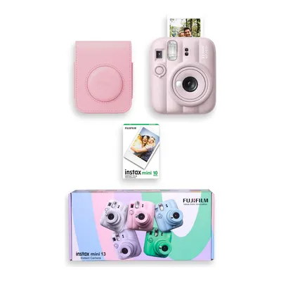 FUJIFILM Instax Mini 13 Çanta 10'lu Film Special Box Fotoğraf Makinesi Pembe