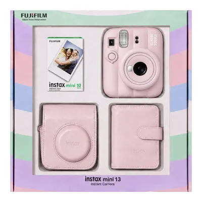 FUJIFILM Instax Mini 13 Çanta Albüm 10'lu Film Bundle box Fotoğraf Makinesi Pembe