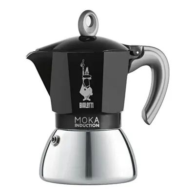 Bialetti İndüksiyon Mokapot Siyah (6 Cup)