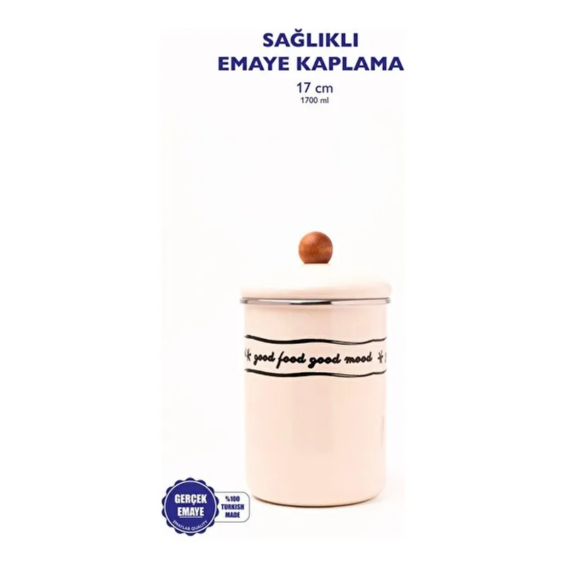 Emaylab Mood Çay Kavanozu/ Çok Amaçlı Dev Boy Kavanoz (17cm), görsel 1