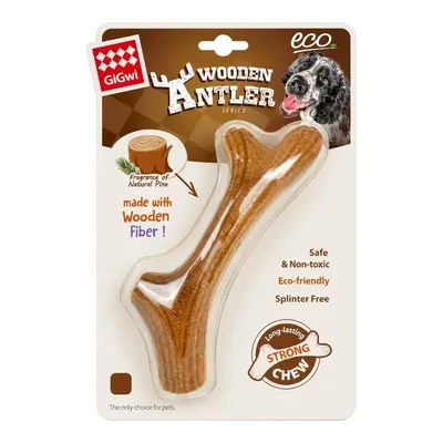 GiGwi Doğal Ağaç Diş Kaşıma Medium Köpek Oyuncağı 18 cm