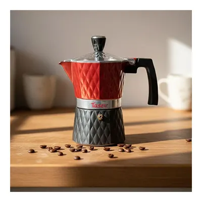 Bambum Taşev Tt1204 Diamante Moka Pot 3 Fincan (alüminyum)