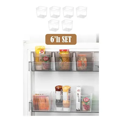 Vienev Mini Buzdolabı Düzenleyici Kutu 6lı Beyaz