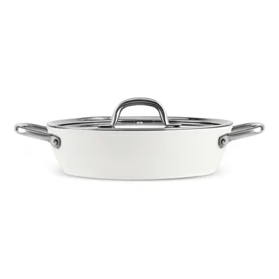 x Refika Swiss Crystal Creamy Metal Karnıyarık Tenceresi 26 cm