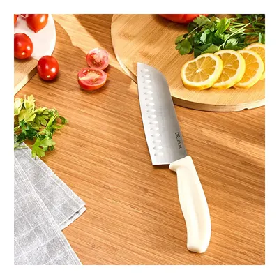 Dr.Inox Santoku Bıçağı 30 cm Krem