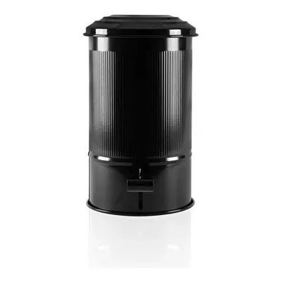 The Mia Stripe Mutfak Ve Banyo Çöp Kovası Siyah 5 Lt