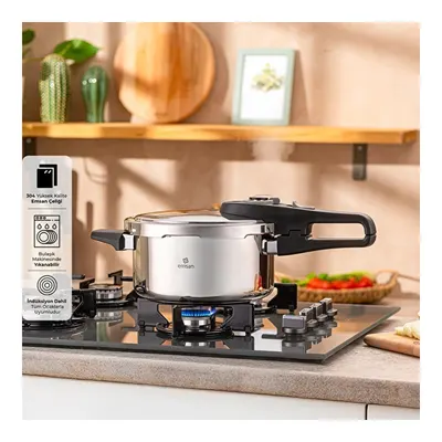 Emsan Fast Cooker Çift Emniyetli Düdüklü Tencere 4 Lt