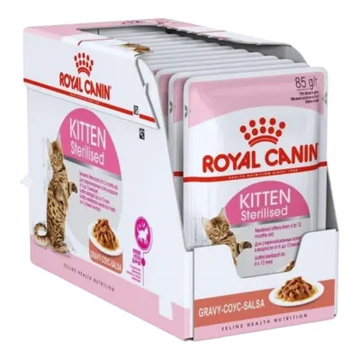 Royal Canin Kitten Sterilised Kısır Yavru Kedi Maması 85 gr 12 Adet