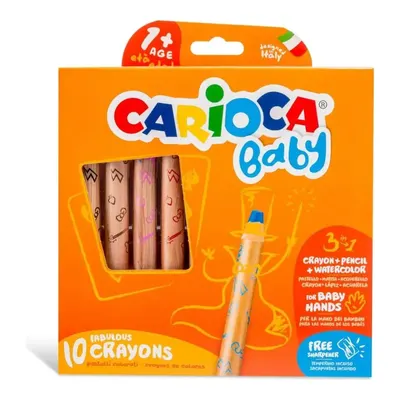 Carioca Baby Ahşap Gövdeli Boya Kalemi 10lu