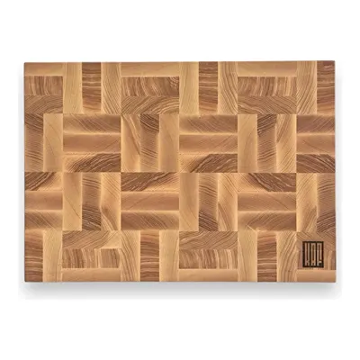 Kaf Ahşap Kesme Tahtası Dişbudak Beyaz (End Grain) - L
