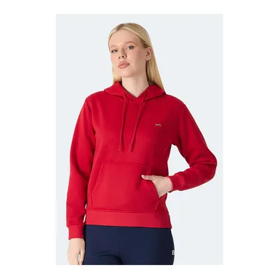 SLAZENGER Misty I Kadın Kapüşonlu Kırmızı Sweatshirt
