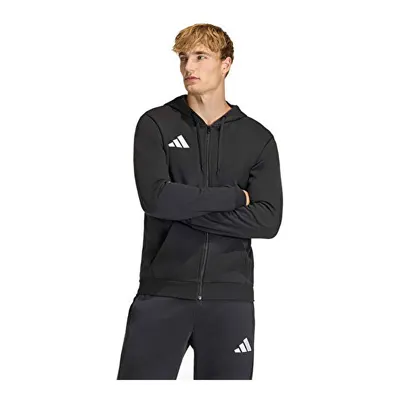 Adidas Ent26 Fz Hood Erkek Futbol Kamp Fermuarlı Sweatshirt Kf5945 Siyah