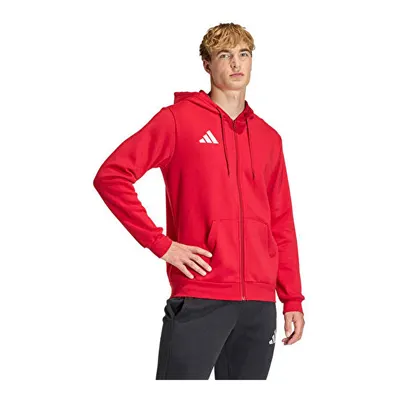 Adidas Ent26 Fz Hood Erkek Futbol Kamp Fermuarlı Sweatshirt Kf5944 Kırmızı
