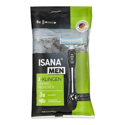 Isana Men Tıraş Bıçağı 3 Bıçaklı 8 adet