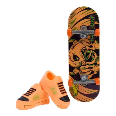Hot Wheels Skate Neon Temalı Parmak Kaykay ve Ayakkabı Paketi Shriek Shredder
